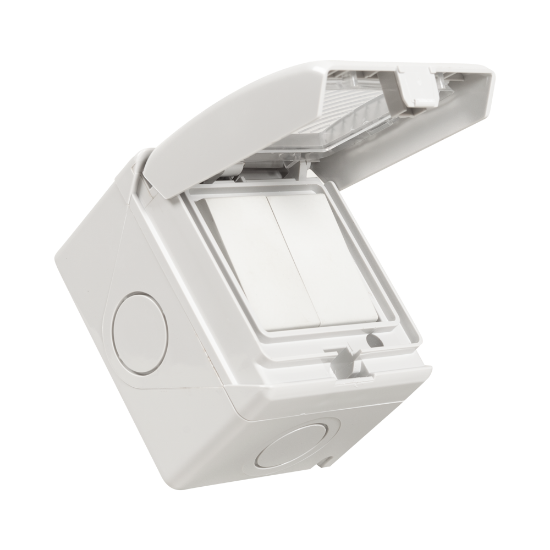 Imagine Comutator aplicat 10A IP55 gri PT IP55 - TOTAL GREEN | 1202.101