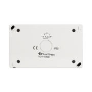 Imagine Priză dublă Schuko aplicată 16A IP55 gri PT IP55 - TOTAL GREEN | 1205.101