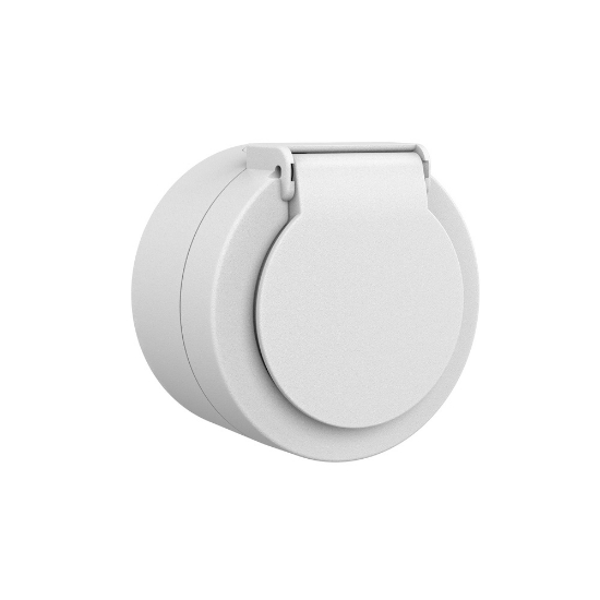 Imagine Priză Schuko cu capac aplicată 16A IP54 gri Xone - OVIVO | 406-010000-249