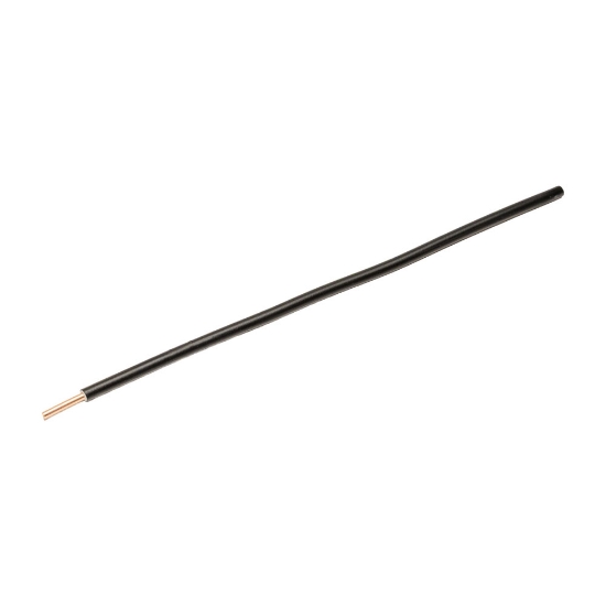 Imagine Conductor rigid cupru, FY 6 mm², negru – colac