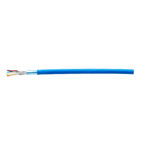 Imagine Cablu de date, F/FTP CAT6A BLUE LSZH CUPRU-500M RECBER 506047 vechi/506259 nou 