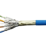 Imagine Cablu de date, S/FTP CAT6A BLUE LSZH CUPRU   RECBER/ 506042 vechi /506252 nou