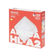 Imagine Aplica Viva patrat 22W 2816lm 6500K 18cm IP20, Homelight