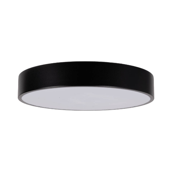 Imagine Plafoniera Flux LED 28W 2660LM IP20, negru, Erste