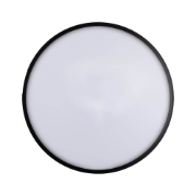 Imagine Plafoniera Flux LED 28W 2660LM IP20, negru, Erste