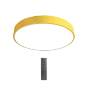 Imagine Plafonieră Macaron 52W CCT3000-6000K LED, galben, Erste