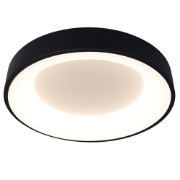 Imagine Plafoniera Lind LED 50W 4000K 48cm IP20, negru, Erste