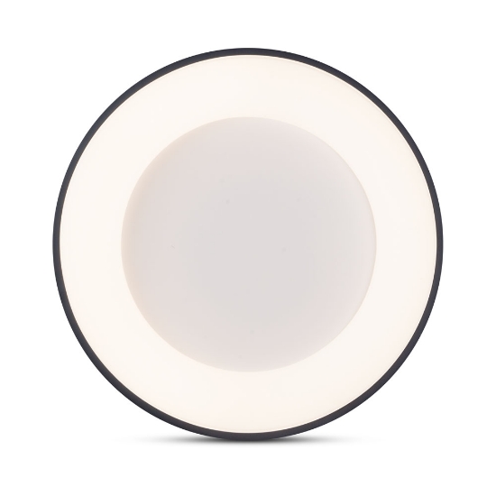 Imagine Plafoniera Lind LED 62W 4000K 60cm IP20, negru, Erste