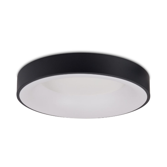 Imagine Plafoniera Lind LED 62W 4000K 60cm IP20, negru, Erste