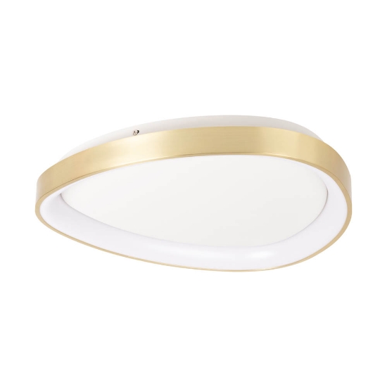 Imagine Plafonieră Mars 35W 1750lm 3000K  420x70mm, auriu, Erste