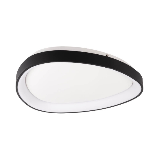 Imagine Plafonieră Mars 35W 1750lm 3000K 420x70mm, negru, Erste