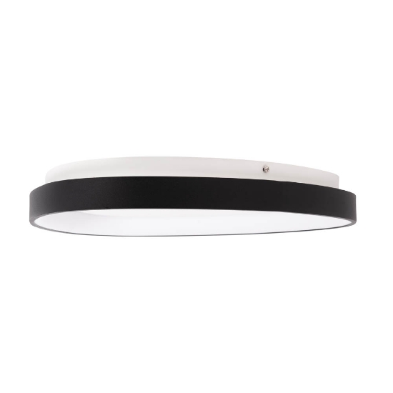 Imagine Plafonieră Mars 35W 1750lm 3000K 420x70mm, negru, Erste