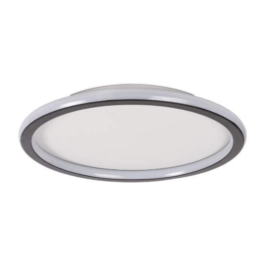 Imagine Plafoniera Mia 40W 3000-6000K 400x400x50mm, negru,  Erste