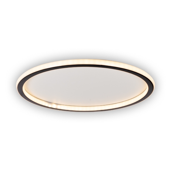 Imagine Plafoniera Mia LED 68W 50cm 3000-6000K, negru, Erste