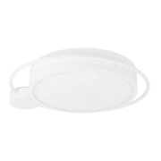 Imagine Plafonieră Moon 28W 1400lm 3000K 440x70mm, alb, Erste