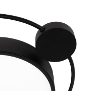 Imagine Plafonieră Moon 28W 1400lm 3000K 440x70mm, negru, Erste