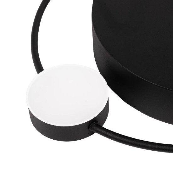 Imagine Plafonieră Moon 28W 1400lm 3000K 440x70mm, negru, Erste