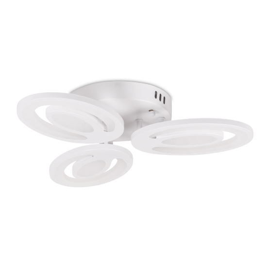 Imagine Plafoniera Petal LED 48W 3CCT cu telecomanda, alb, Erste