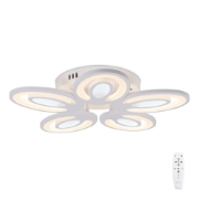Imagine Plafoniera Petal LED 80W 3CCT cu telecomanda, alb, Erste
