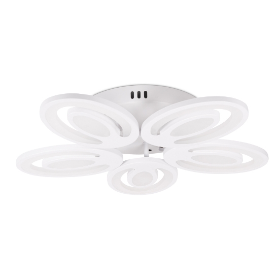 Imagine Plafoniera Petal LED 80W 3CCT cu telecomanda, alb, Erste