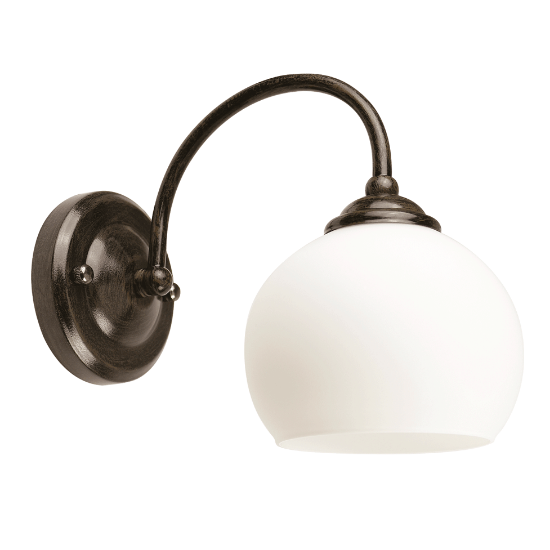 Imagine Aplica Ramona Wenge+Alb 1xE27 60W