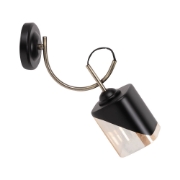Imagine Aplica Smoky 1XE27 IP20, negru+auriu, Erste