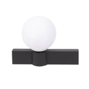 Imagine Aplica Glace 1XE27 IP20, negru+alb, Erste