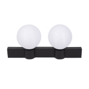 Imagine Aplica Glace 2XE27 IP20, negru+alb, Erste