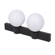 Imagine Aplica Glace 2XE27 IP20, negru+alb, Erste