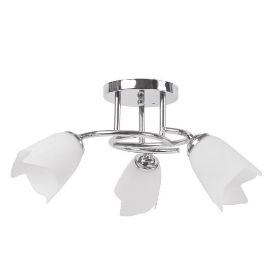 Imagine Lustra Silvia Crom+Alb 3xE27 60W