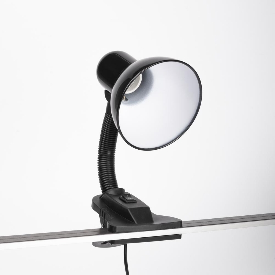 Imagine Lampa Birou Clip Negru 1xE27 60W