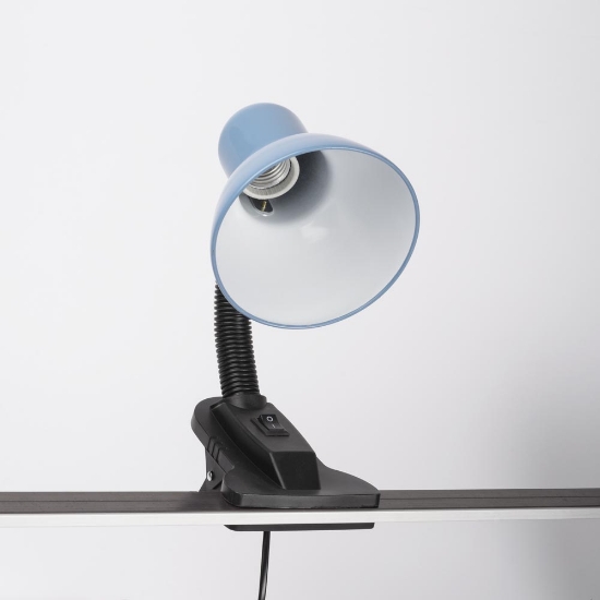 Imagine Lampa Birou Clip Bleu 1xE27 60W