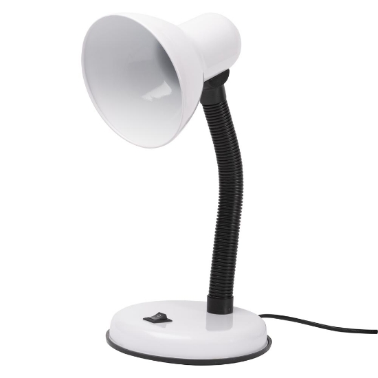 Imagine Lampa Birou Clasic Alb 1xE27 60W