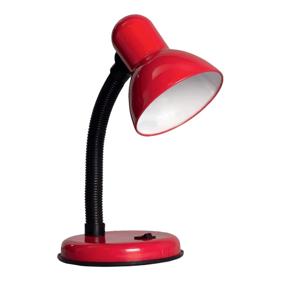 Imagine Lampa Birou Clasic Rosu 1xE27 60W