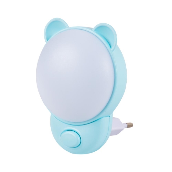 Imagine Lampa de veghe Blue LED 1.2W IP20, albastru, Erste