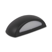 Imagine Aplica Francy 6W LED E27 2700k IP66, negru, Fumagalli
