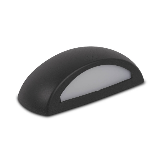 Imagine Aplica Francy 6W LED E27 2700k IP66, negru, Fumagalli