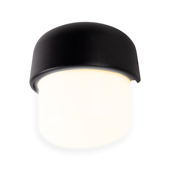 Imagine Aplica Bastet LED 12W IP54, negru, Erste
