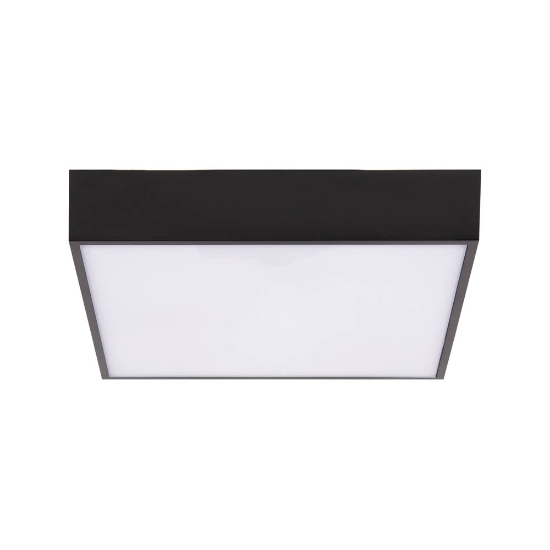Imagine Plafoniera Ruut LED cu senzor 24W 4000K 30cm IP54, Erste