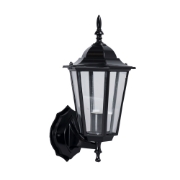 Imagine Lampa Gradina Corona Negru 1xE27 60W IP44