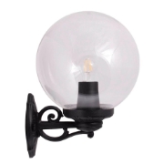 Imagine Aplica Bisso 1xE27 Negru Opal IP55
