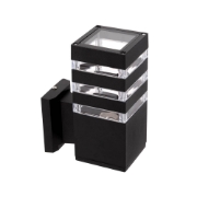 Imagine Aplica Sevila 1XE27 40W IP44, negru, Erste