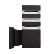 Imagine Aplica Sevila 1XE27 40W IP44, negru, Erste