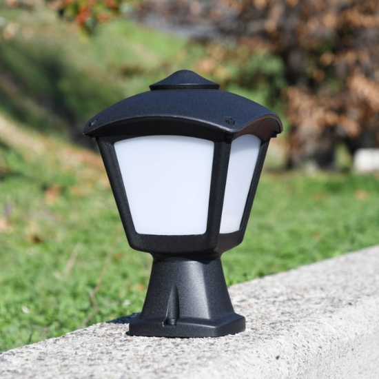 Imagine Lampa gradina Roby 1XE27 IP55, negru, Fumagalli
