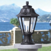 Imagine Lampa gradina Anna 1XE27 385mm, IP55, negru, Fumagalli