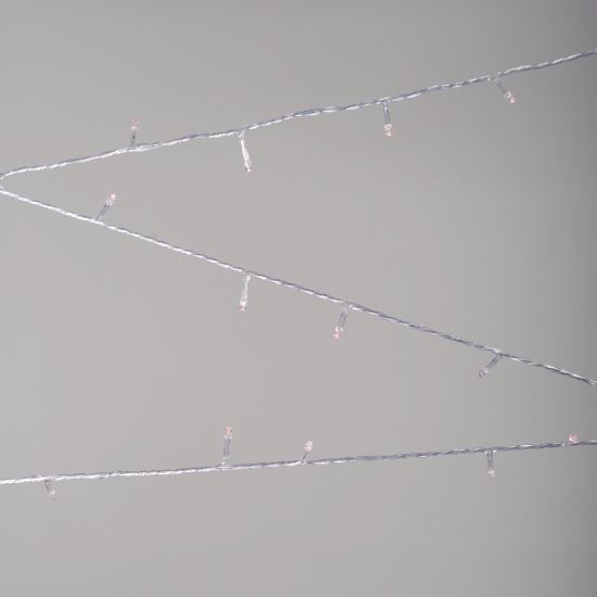 Imagine Instalatie Craciun Rosu 100 LED 8m IP20