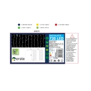 Imagine Perdea Lumina Albastru 720LED 2.5x3m IP44
