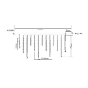 Imagine Ghirlanda Extensibila 180 LED 13W Rosu