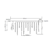 Imagine Ghirlanda Extensibila Flash 64 LED 4.6W 6400K