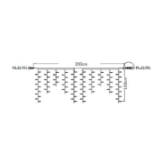 Imagine Ghirlanda Extensibila 100 LED 7.2W 6400K 2m